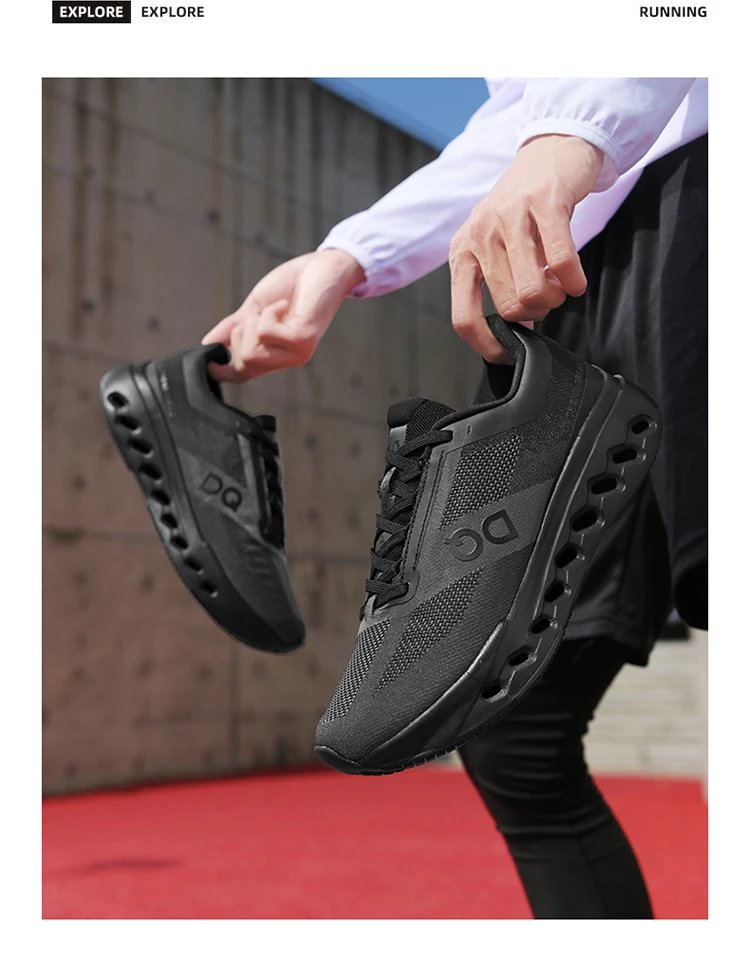 On Running Cloudmonster M.D. Trend Black Green Sneakers Running Shoes - 23