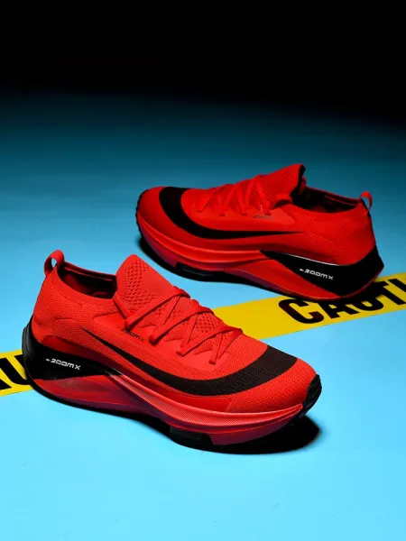 Nike ZoomX Streakfly Red Black Running Shoes - 1