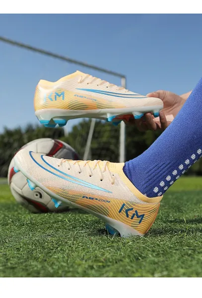 Nike Mercurial Superfly VIII Orange Blue Football Cleats Running Shoes - 20