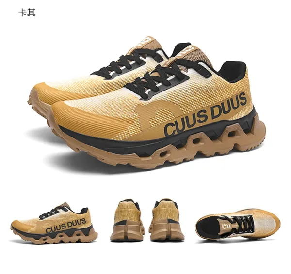 On Running Cloud X 3 Beige Multicolor Running Shoes - 35