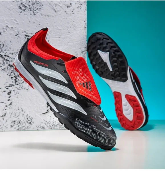 Adidas Predator Accuracy.1 Low Black / Red / Pink Football Boots Sneakers - 56