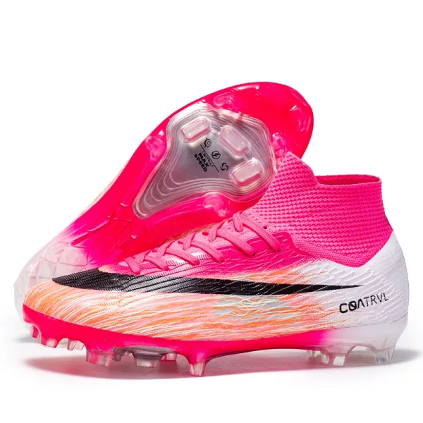 Nike Mercurial Superfly VI Academy FG Pink Orange White Football Cleats Sneakers - 1