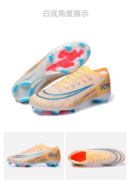Nike Mercurial Superfly VIII Orange Blue Football Cleats Running Shoes - 25