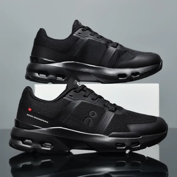 On Running Cloudmonster Black Sneakers Running Shoes - 1