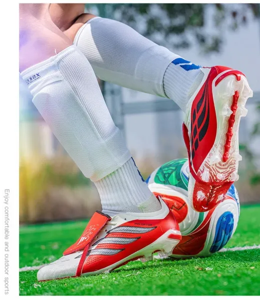 Adidas Predator Accuracy.1 Low Black / Red / Pink Football Boots Sneakers - 22