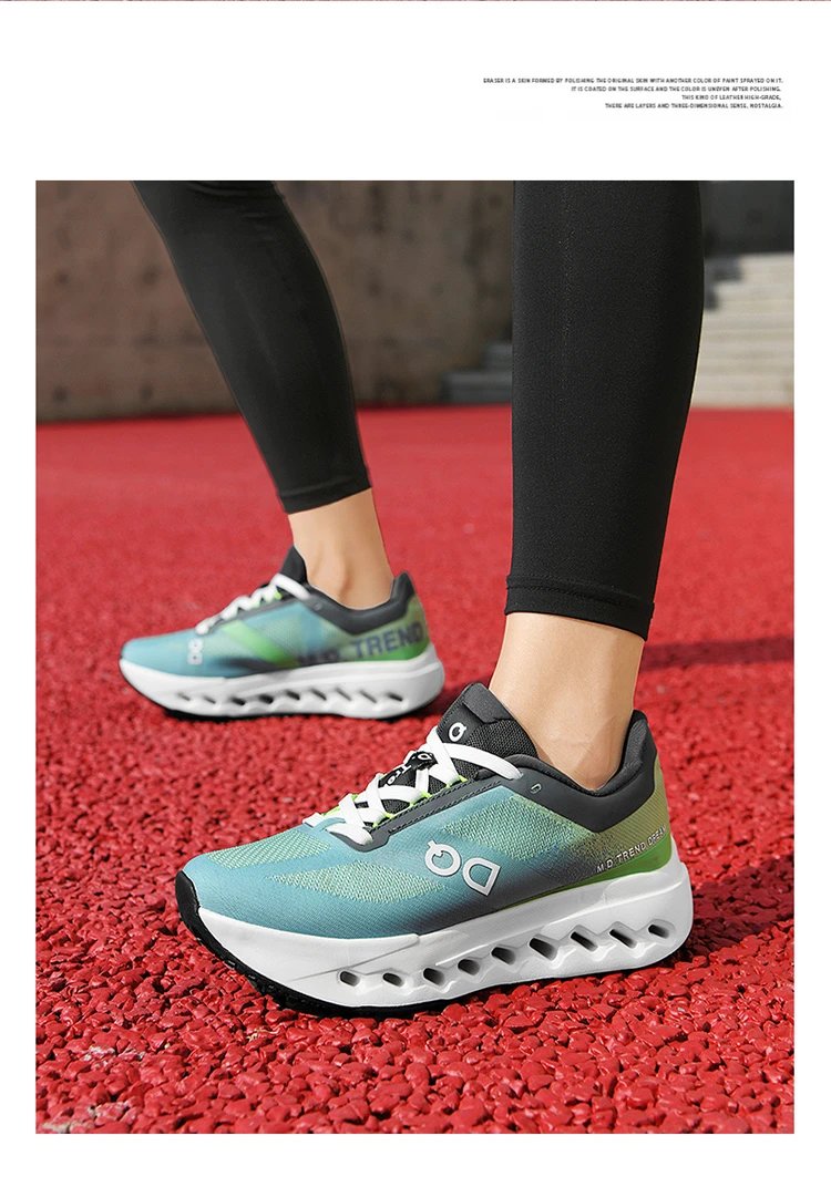 On Running Cloudmonster M.D. Trend Black Green Sneakers Running Shoes - 19