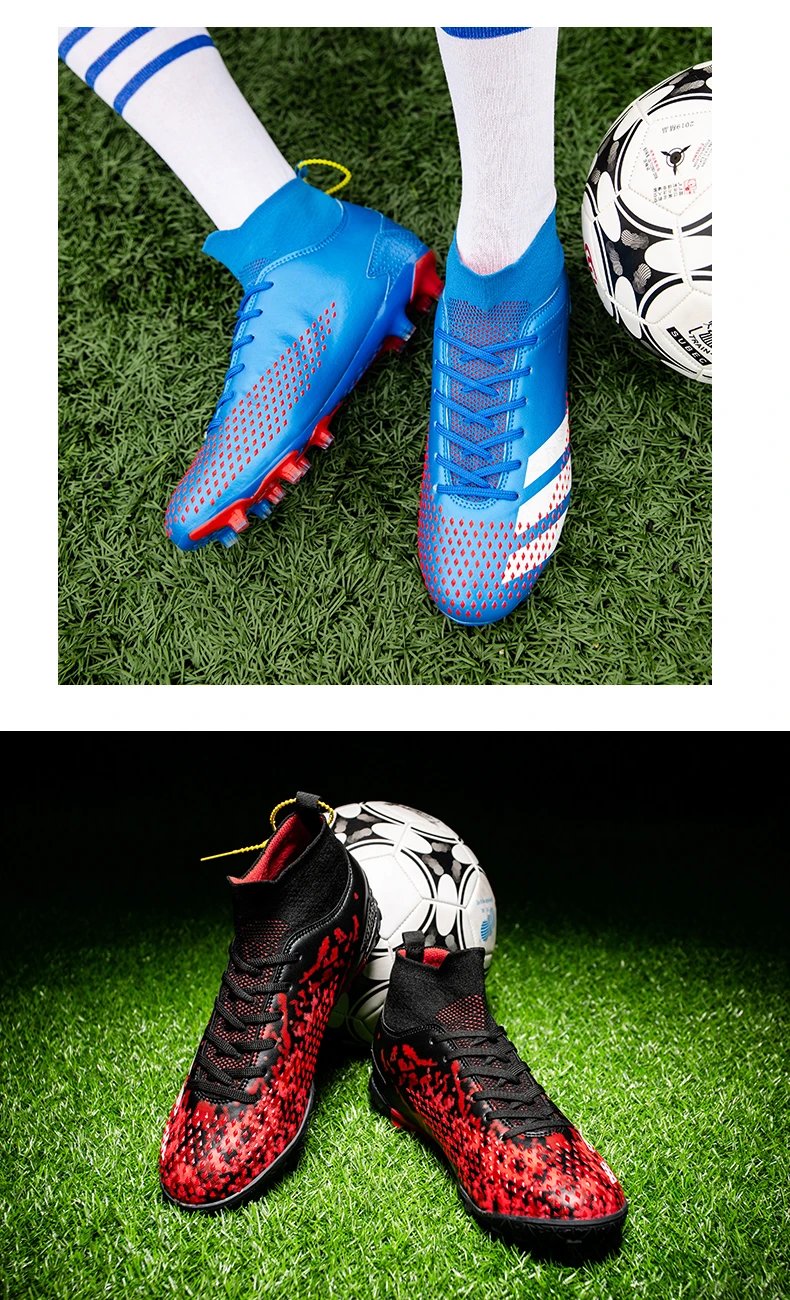 Adidas X Ghosted Turf Soccer Cleats Red and Blue Sneakers - 26