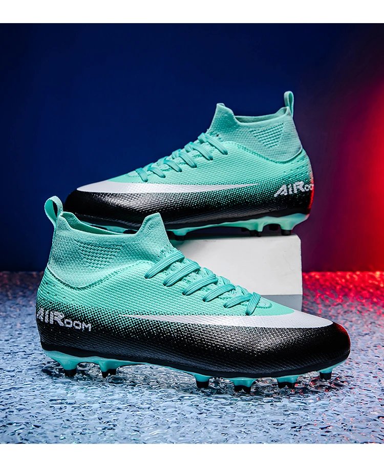 Nike Air Zoom Mercurial Superfly FG Turquoise Black Soccer Cleats Sneakers - 17