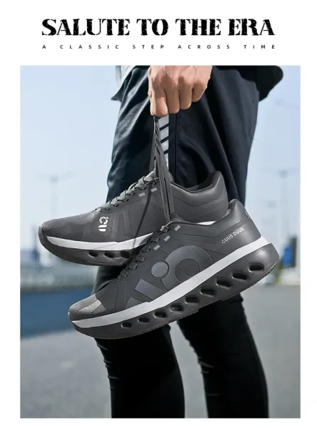 Design CUUS DUAL Black Gold Running Shoes - 11