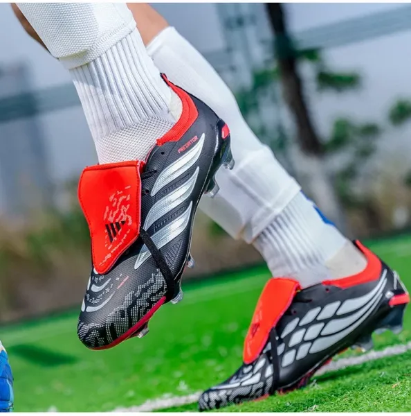 Adidas Predator Accuracy.1 Low Black / Red / Pink Football Boots Sneakers - 20