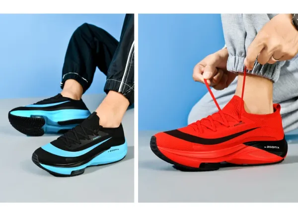 Nike ZoomX Streakfly Red Black Running Shoes - 6
