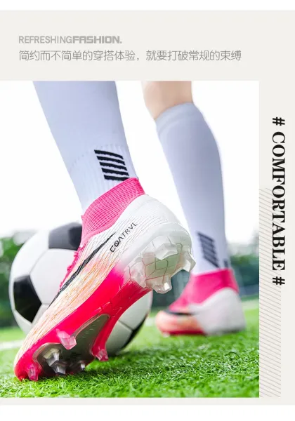 Nike Mercurial Superfly VI Academy FG Pink Orange White Football Cleats Sneakers - 19