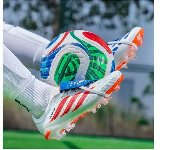 Adidas Predator Accuracy.1 Low Black / Red / Pink Football Boots Sneakers - 15