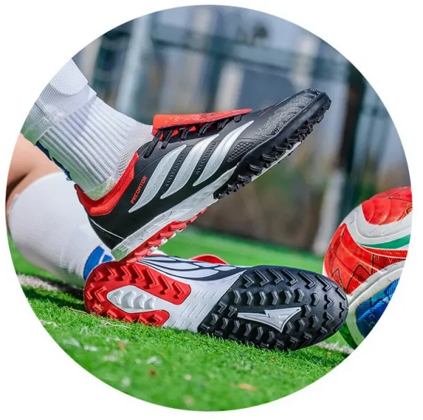 Adidas Predator Accuracy.1 Low Black / Red / Pink Football Boots Sneakers - 44