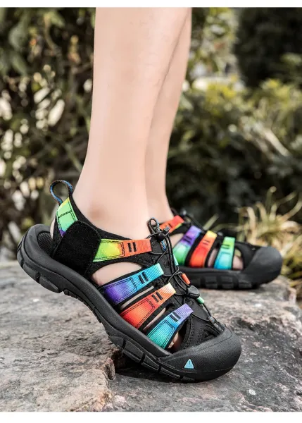 Design Keen Newport H2 Multicolor Rainbow Sandals - 22