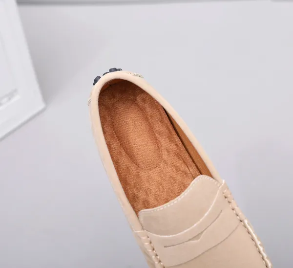 Design Loafer in Sky Blue Suede Casual Shoes - 30