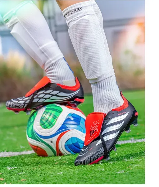 Adidas Predator Accuracy.1 Low Black / Red / Pink Football Boots Sneakers - 18