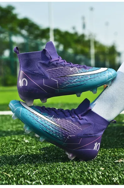 Nike Mercurial Superfly VII Elite FG Purple Blue Gradient Soccer Cleats Sneakers - 15