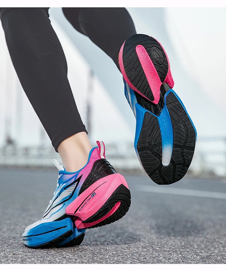 Design Heshute 160X 5.0 Running Shoes White Orange Teal Running Shoes - 19