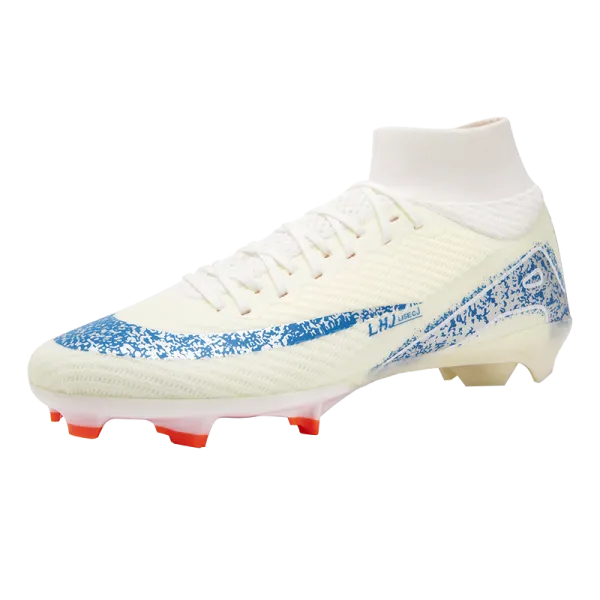 Nike Mercurial Superfly VIII Elite FG White Blue Orange Football Boots Sneakers - 1