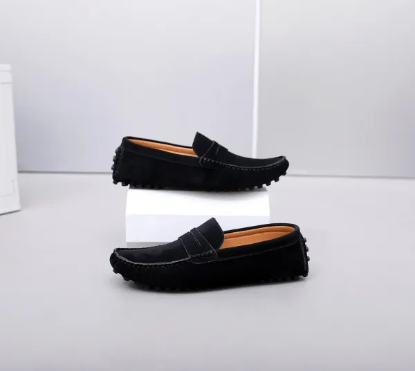 Design Loafer in Sky Blue Suede Casual Shoes - 59