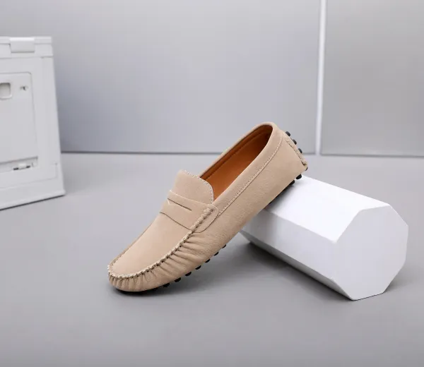 Design Loafer in Sky Blue Suede Casual Shoes - 17