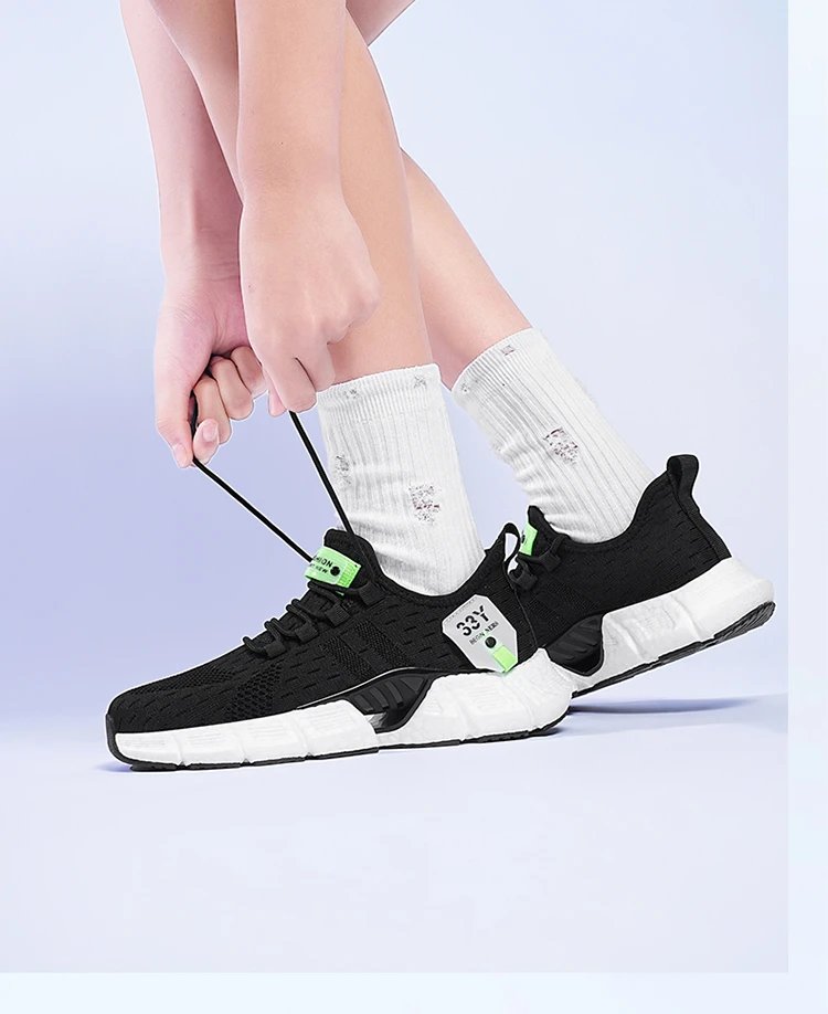 On Running Cloudmonster White Neon Green Sneakers Running Shoes - 16