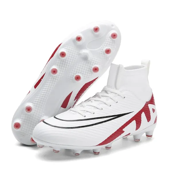 Nike Mercurial Superfly White / Red Football Cleats Sneakers - 1