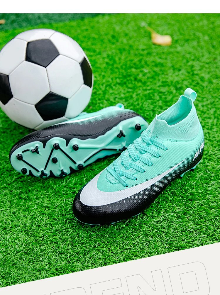 Nike Air Zoom Mercurial Superfly FG Turquoise Black Soccer Cleats Sneakers - 10