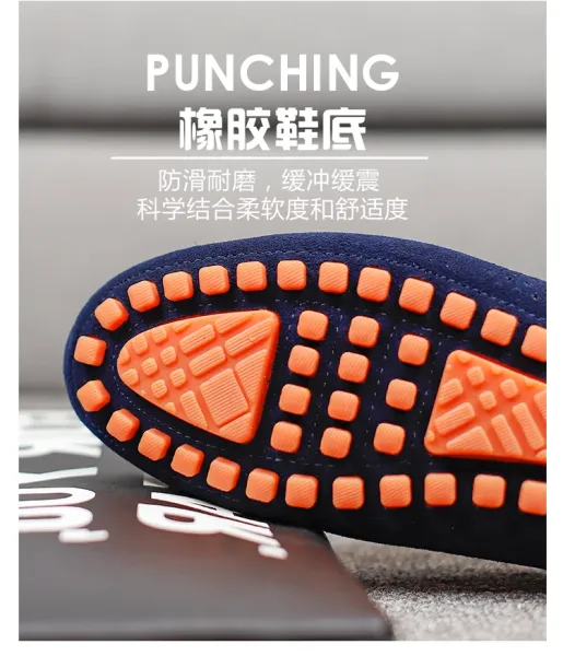 Design Perforated Loafer in Gray with Rope Detail Casual Shoes - 10