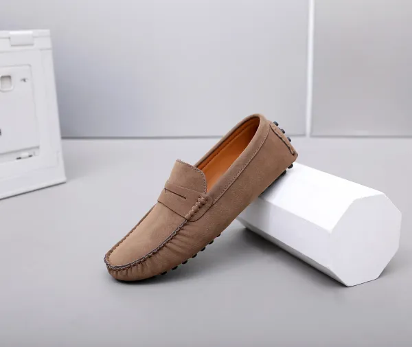 Design Loafer in Sky Blue Suede Casual Shoes - 18