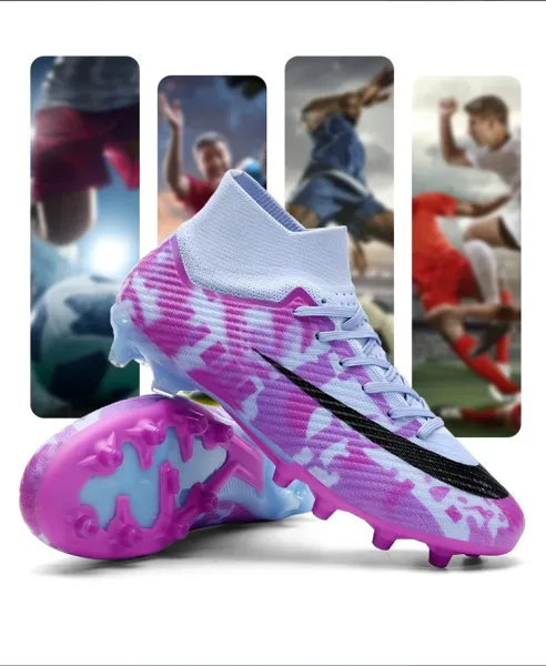 Nike Mercurial Superfly FG Blue Camo Orange Swoosh Football Cleats Sneakers - 5