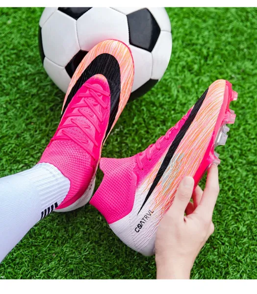 Nike Mercurial Superfly VI Academy FG Pink Orange White Football Cleats Sneakers - 20