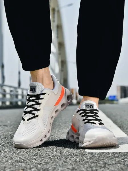 On Cloudmonster White / Black Sneakers Running Shoes - 11