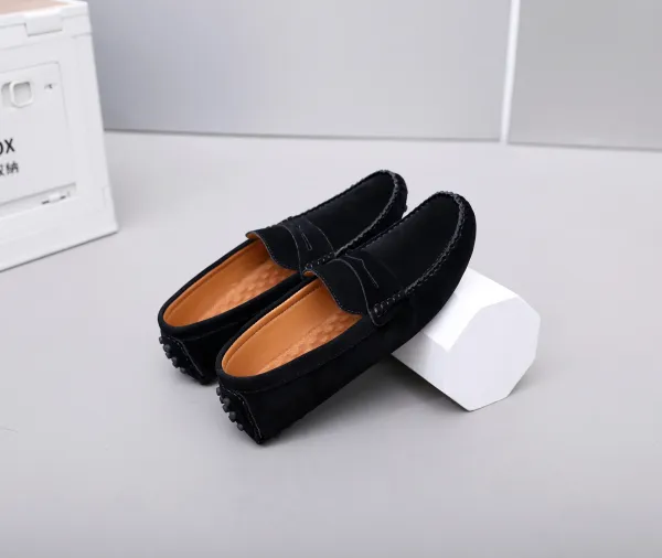 Design Loafer in Sky Blue Suede Casual Shoes - 60