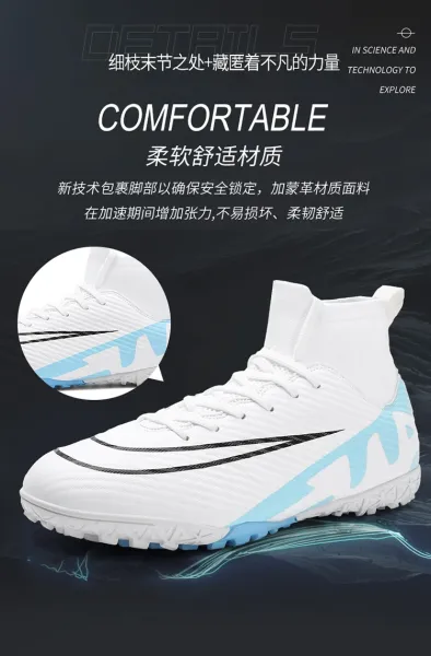 Nike Mercurial Superfly FG White Aqua Black Soccer Cleats Sneakers - 9