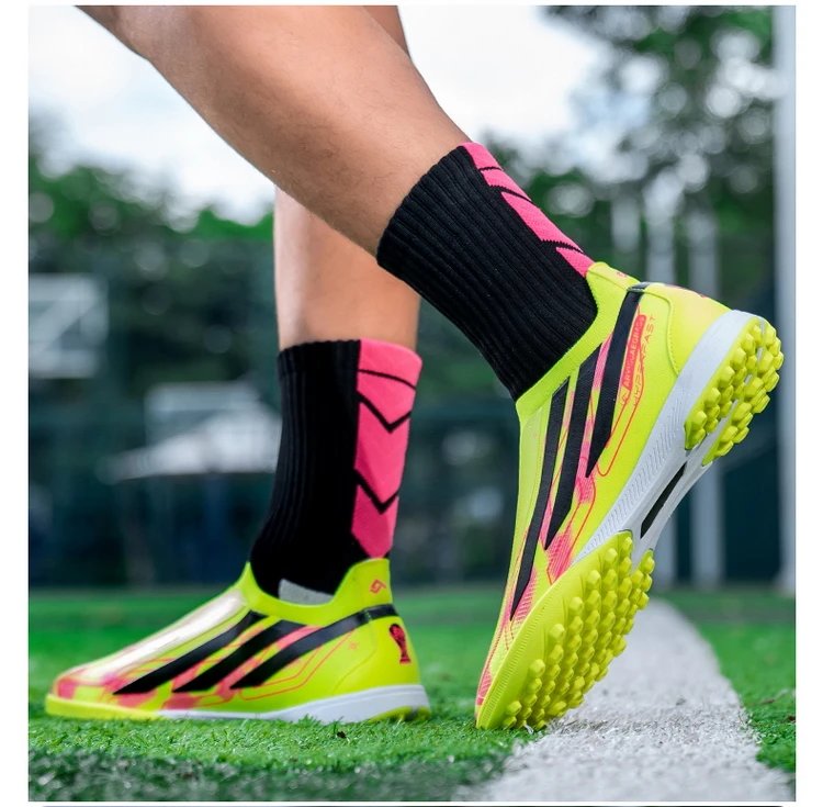 Adidas X Speedportal.1 FG Neon Yellow Pink Black Football Boots Sneakers - 52