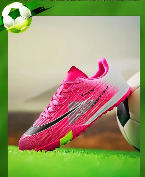 Design Kawlang F-52 ZOOM Black Gold Indoor Soccer Shoes Sneakers - 32