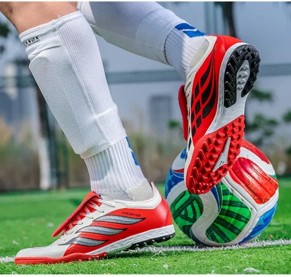 Adidas Predator Accuracy.1 Low Black / Red / Pink Football Boots Sneakers - 48
