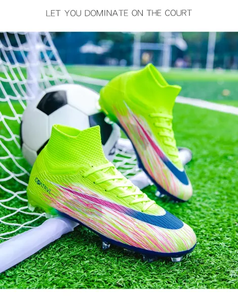 Nike Mercurial Superfly VI Academy FG Pink Orange White Football Cleats Sneakers - 28