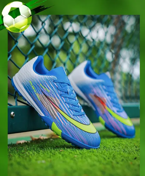 Design Kawlang F-52 ZOOM Black Gold Indoor Soccer Shoes Sneakers - 16
