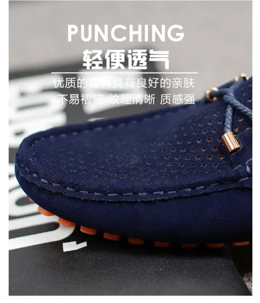 Design Perforated Loafer in Gray with Rope Detail Casual Shoes - 8