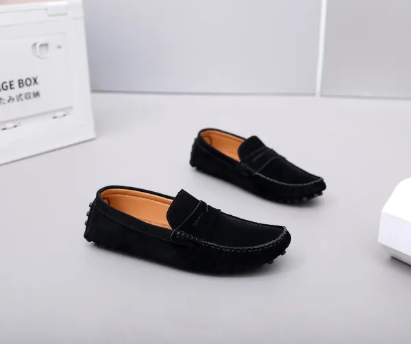 Design Loafer in Sky Blue Suede Casual Shoes - 58