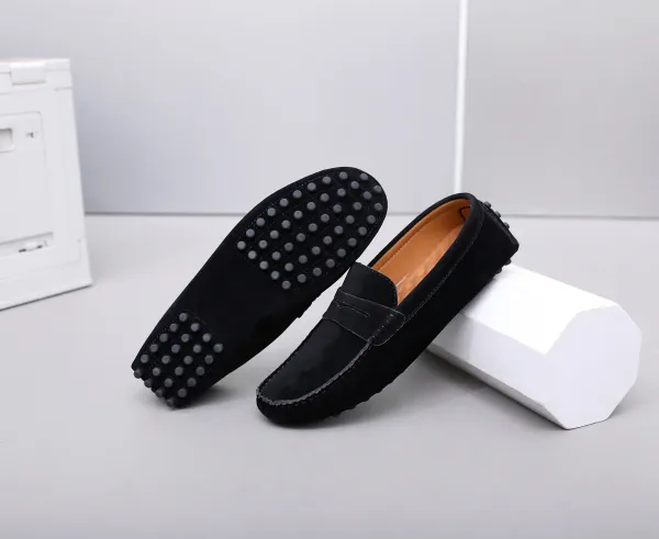 Design Loafer in Sky Blue Suede Casual Shoes - 61