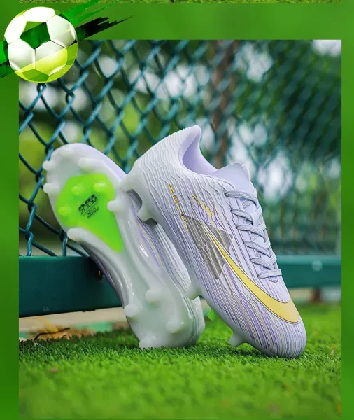 Design Kawlang F-52 ZOOM Black Gold Indoor Soccer Shoes Sneakers - 48