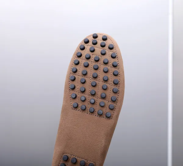 Design Loafer in Sky Blue Suede Casual Shoes - 35