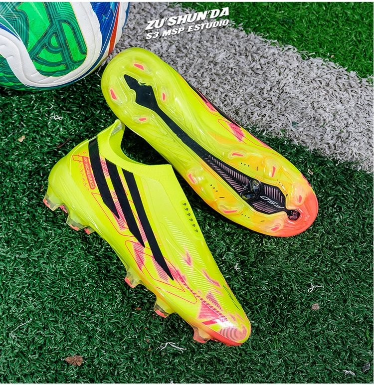 Adidas X Speedportal.1 FG Neon Yellow Pink Black Football Boots Sneakers - 35