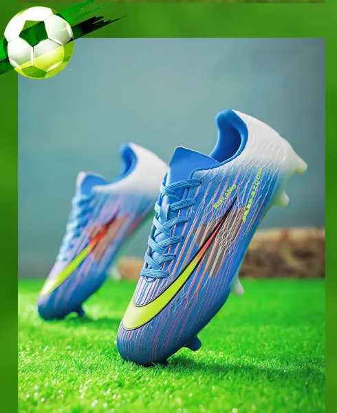 Design Kawlang F-52 ZOOM Black Gold Indoor Soccer Shoes Sneakers - 36