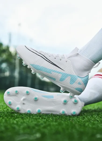 Nike Mercurial Superfly FG White Aqua Black Soccer Cleats Sneakers - 14