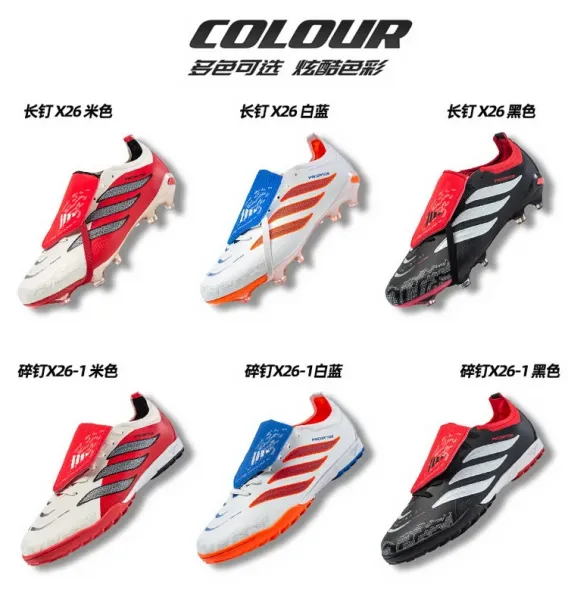 Adidas Predator Accuracy.1 Low Black / Red / Pink Football Boots Sneakers - 6